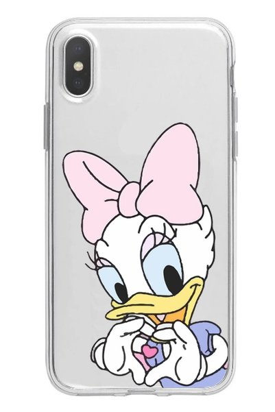 Powerfox Iphone X Uyumlu Daisy Duck Tasarım Telefon Kılıfı