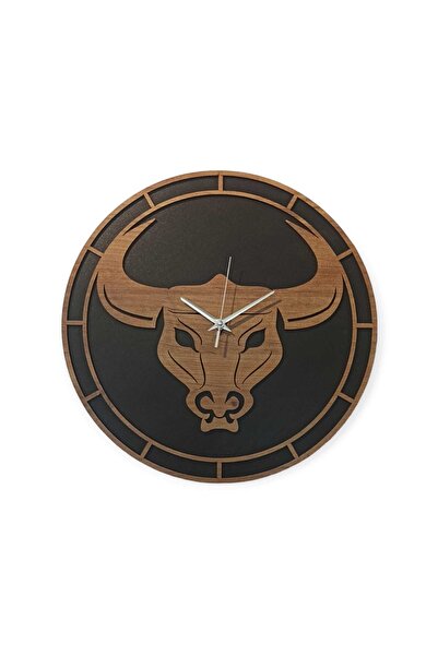 ERGEÇ TASARIM Decorative Bull Model Wall Clock
