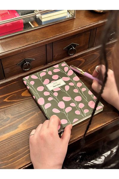 Victoria's Journals Smyth Flexy Art Flexible Cover Vegan Leather 192 Sheets A5 80grLined Notebook