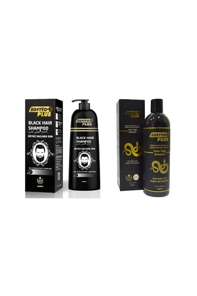 Softto Plus Blacking Shampoo - 350 ml + Snake Oil 400 ml dgm1083957099