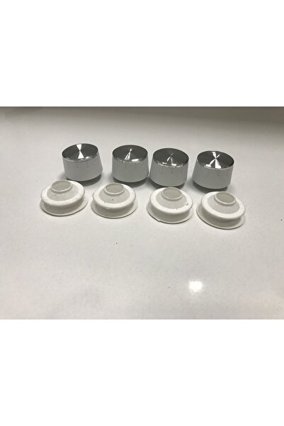 Ferre Beyaz Ocak Düğme + Lastik Takımı