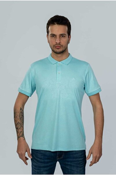 Moda Işık Μπλουζάκι Polo Neck Mint Green Color Shol Model
