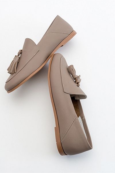 LuviShoes F04 Stone Skin Echtlederschuhe