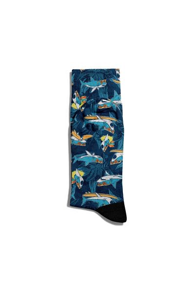 Eğlenceli Çoraplar Fun Socks Unisex Cool Shark Printed Socks Ecsoket262