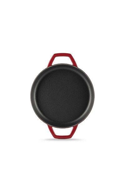 HOSSE Iron Casting Double Handle Sahan 22Cm-Red