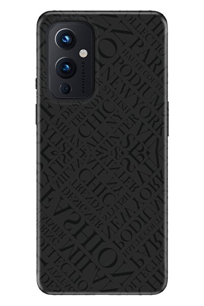 Oneplus 9 Kılıf Modern Tasarım Silikon Desenli Fashion City
