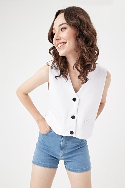 ByCukurovaFrango Pantaloni scurti de damă Jean Blue Mini Denim frango