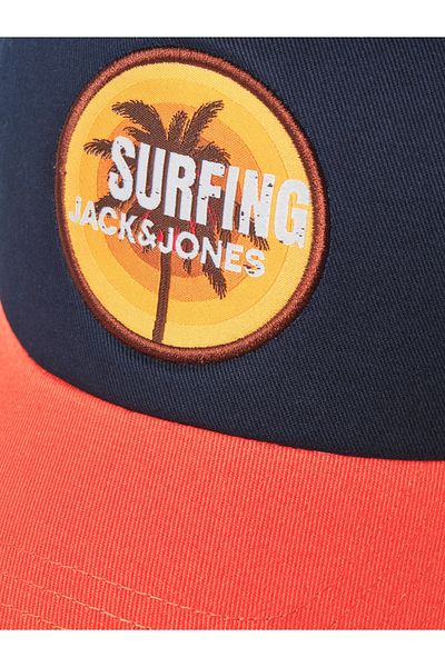 Jack & Jones Jack Jones Byron Surf Trucker Cap Ανδρικό καπέλο μπλε ναυτικό 12235034 -04