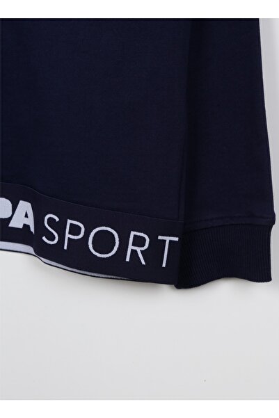 U.S. Polo Assn. Прямий темно-синій світшот для хлопчиків Majeskıds