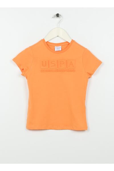 U.S. Polo Assn. Boy's Orange T-shirt - Mexikakıds