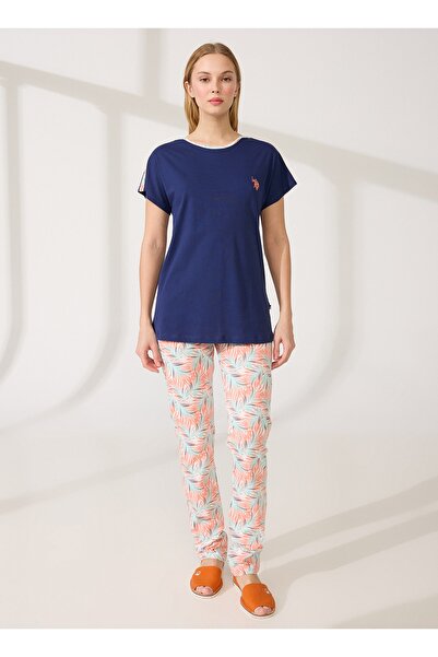 U.S. Polo Assn. Γυναικείες πιτζάμες Navy Blue Plain Crew Neck - G082sz0hf.000...