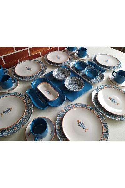 Keramika Koi 34 Piece Breakfast Set