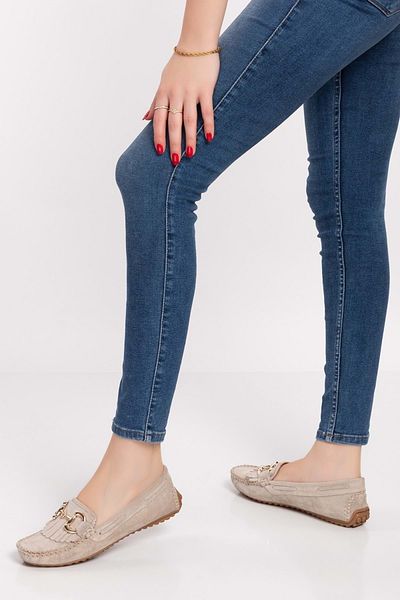 Gondol Loafer flexibil, ușor și confortabil, piele de căprioară, Sw.755 - Gri - 41