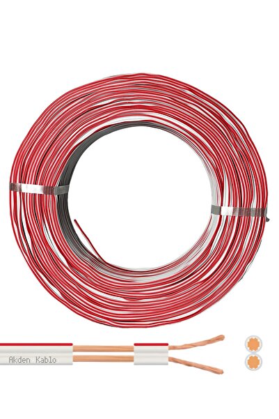 KABLOTECH Elektrik Kablosu Kordon 2x0.75mm Beyaz 100mt