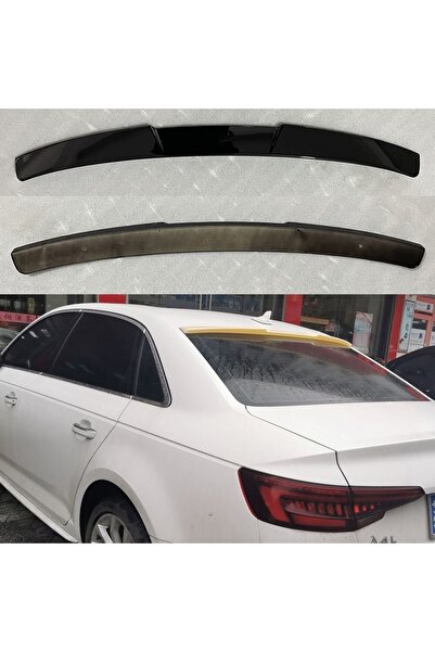 HYM TUNİNG Audi A4 B8 Uyumlu Cam Üstü M4 Spoyler, Piano Black, Abs Plastik, A...