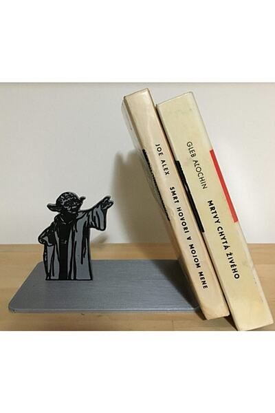 TuransoyCraft Master Yoda Dekoratif Kitap Tutucu