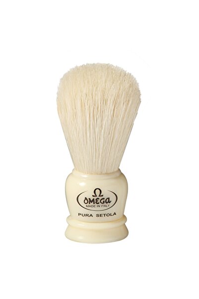 Omega 50068 Doğal Kıl Seyahat Tipi Kolay Taşınabilir Tıraş Fırçası Küçük Mini...