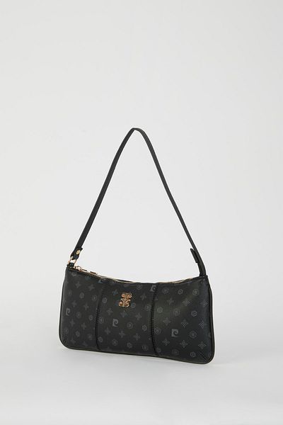 Pierre Cardin Geantă de umăr pentru femei Monogram neagră 05PO22Y1564