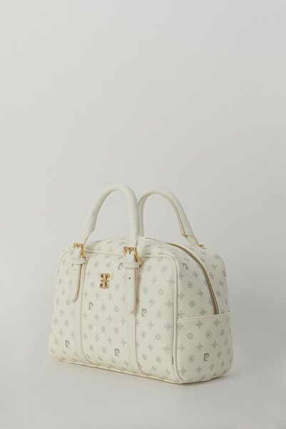 Pierre Cardin Weiße Monogramm-Umhängetasche für Damen 05PO22Y1557