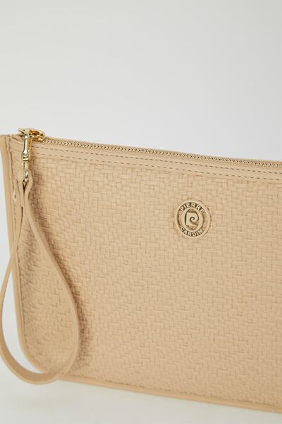Pierre Cardin Nude Straw Women's Clutch & Clutch Bag 05Po23Y1713