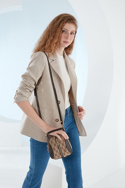 Pierre Cardin Brown Women's Shoulder Bag 05PO23Y1662