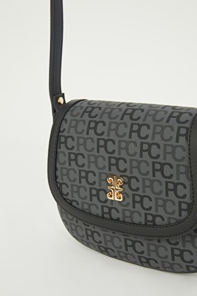 Pierre Cardin Geantă de umăr pentru femei Antracit Tram Alphabet 05PO23Y1733