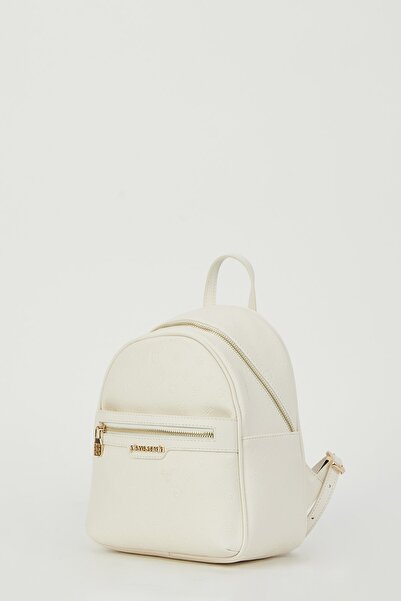 Pierre Cardin Ecru Floater Women's Backpack 05Po23Y1739