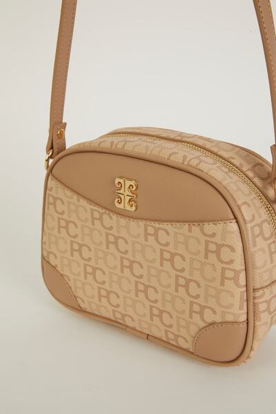 Pierre Cardin Tramlı Alfabe Nude Kadın Omuz Çantası 05PO22Y1534