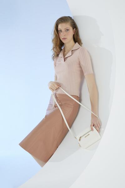 Pierre Cardin Floater Ecru Damen-Umhängetasche 05PO22Y1566-1