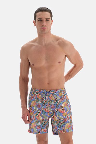 Dagi Lilac Tropical Fruit DesMedium Shorts