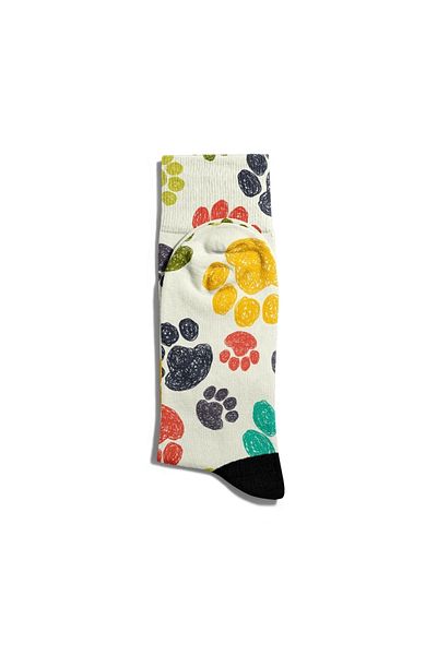 Eğlenceli Çoraplar Fun Socks Unisex Cute Paws Printed Socks Ecsoket048