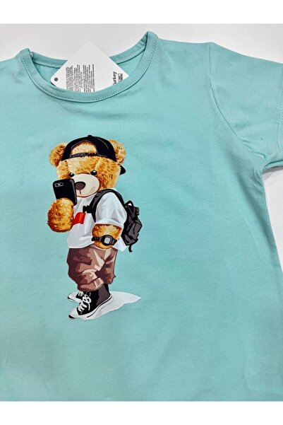 Esterella T-shirt για κορίτσι/ Teddy printed Slim Fit T-shirt/ T-shirt για κορίτσι