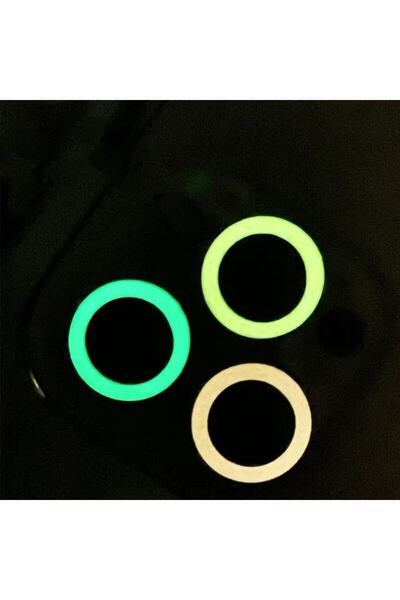 Powerfox iPhone 11/12/12 Mini Compatible Highlighter Camera Lens Protector (Set of 2) Neon Green