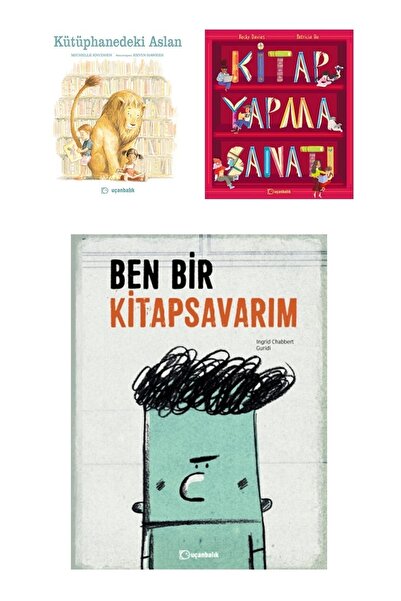 Uçanbalık Yayıncılık Ben Bir Kitapsavarım-kütüphanedeki Aslan-kitap Yapma San...