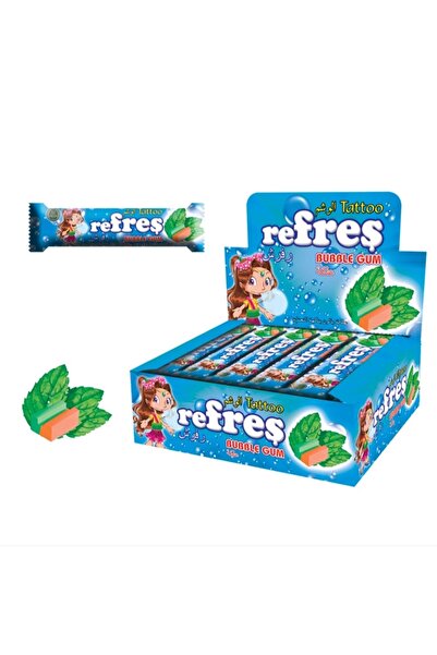 çilsan Refreş Tattoo Nane Aromalı Dövmeli Sakız X 24 Adet