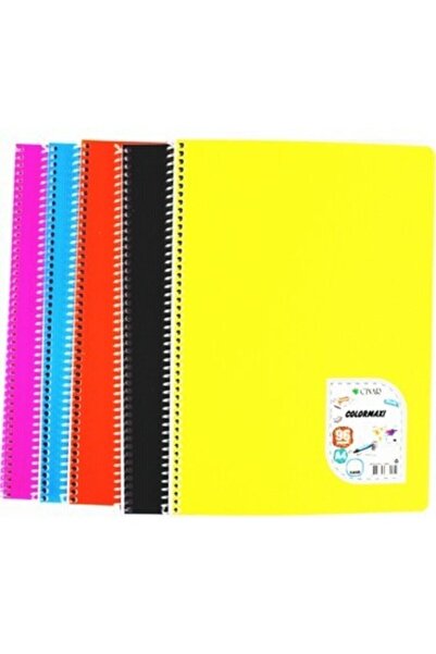 Kingko Çizgili Ve Spralli 72 Yaprak A 4 Boyutlu Defter - 1 Adet Set