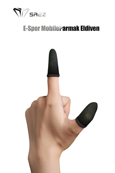 Saez E-spor Parmak Eldivenleri - Pubg Oyun Eldiveni Ter Geçirmez 1 Çift - 2 P...