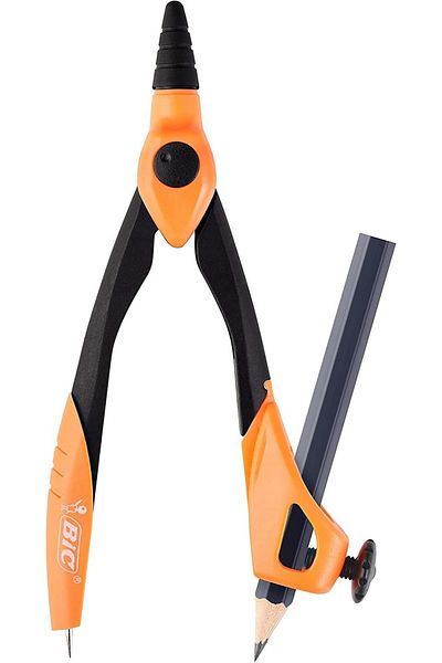 Bic Middle School Compass Set 5 Pieces (orange)