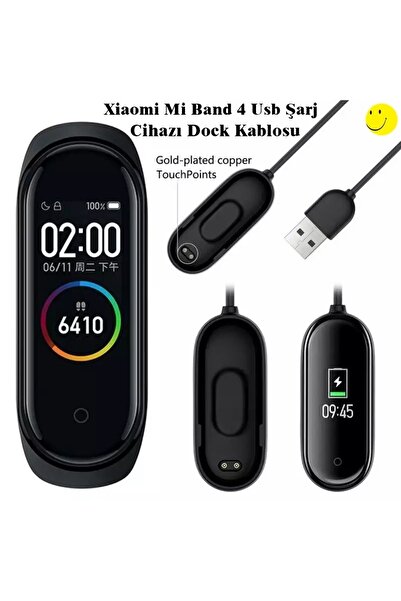 LOVYCO . Mi Band 4 Usb Şarj Cihazı Dock Kablosu