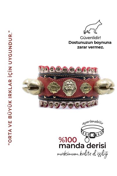 MgTasma Mg Tasma El Işçiliği, Hakiki Deri, Zilli Malaklı, Çoban, Alabay, Kangal Köpek Tasması, Boyun Tasması