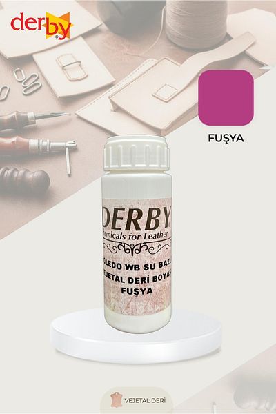 Derby Βαφή φυτικού δέρματος με βάση το νερό Doledo 100 gr, Βαφή φυτικής βαφής Vaketa, Leather Arts