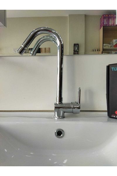 gtn Damla Mix Long Swan Sink (kitchen) Faucet with Movable Head (heavy Body)