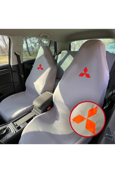 Teksin Mitsubishi Space Star Oto Koltuk Servis Kılıfı Gri Likralı Esnek Tüm A...