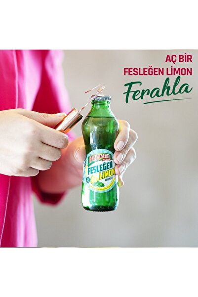 Beypazarı Doğal Maden Suyu Fesleğen Limon Aromalı 200 Ml 6 Lı