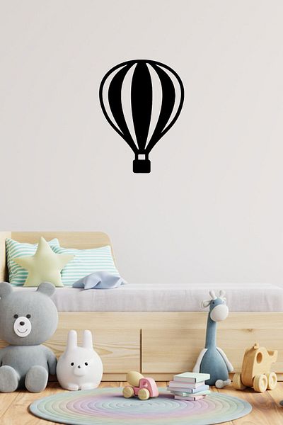 MIGNATIS Balon cu aer cald Pictură din lemn Perete Cameră Accesoriu pentru casă