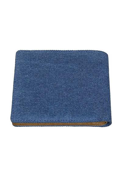 Zippo Denim Blue Tan Wallet Mens Wallet - 2007140