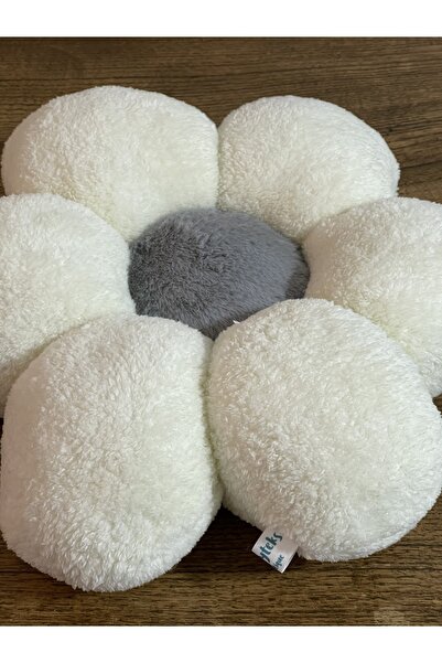 happyteks Papatya Pernă Pernă Aruncă Pernă Gri