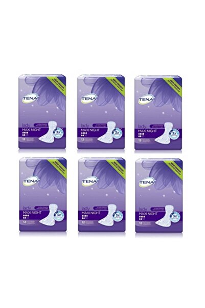 TENA Kadın Mesane Pedi Maxi Night 72 Adet