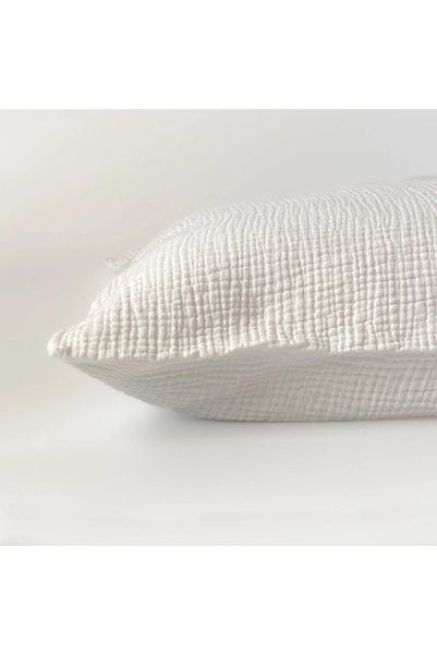 Anne Sesi Multi Muslin 2-Piece Pillowcase 100% Organic Cotton, 50x70 Cm (Broken White)