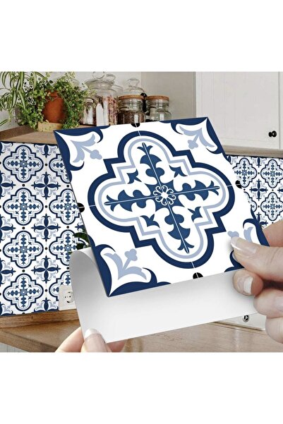 hedefPLUS Mutfak Banyo Fayans Kaplama Sticker Folyo 60adet 15x15cm